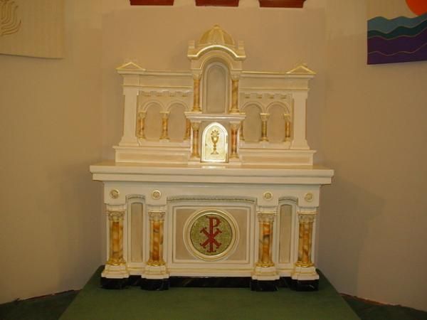 NEW ORNATE CHURCH MAIN ALTAR  