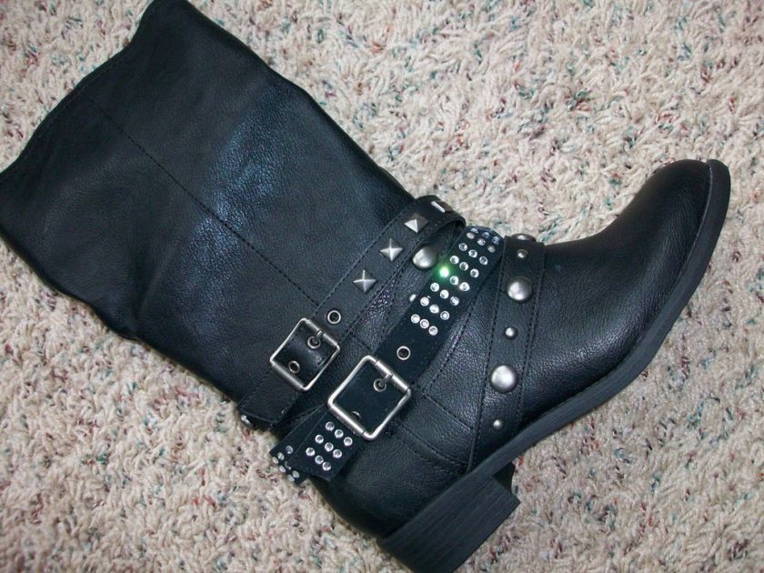 NEW VERA WANG BLACK GATSON BOOTS WOMENS 6.5  