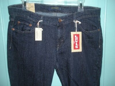 LEVIS 524 Skinny Stretch Denim Jeans sz 15 M jrs NWT Super low rise 