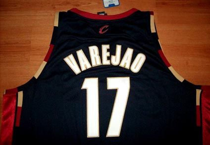 Anderson Varejao Cleveland Cavaliers Jersey Medium 44 Authentic Jersey 