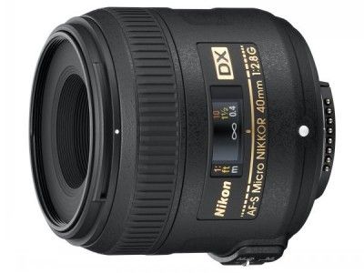 Nikon 40mm f/2.8G AF S Nikkor DX Micro Digital SLR Camera Lens D3100 