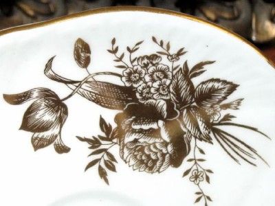 Shelley DAINTY GOLDEN ROSES Tea Cup and Saucer  