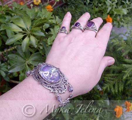 Gothic Angel Fairy Art BRACELET LTD Fae Jewelry Malory  