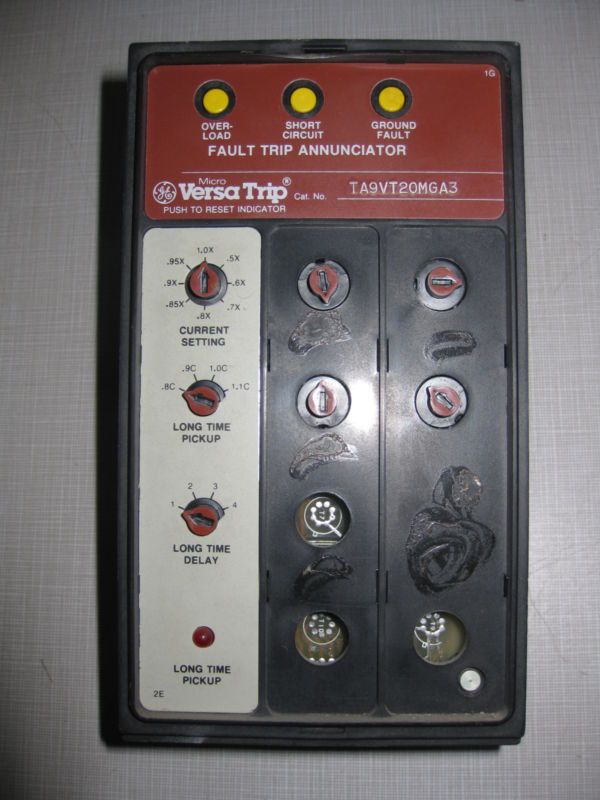 GE Industrial Micro Versa Trip Annunciator TA9VT20MGA3  