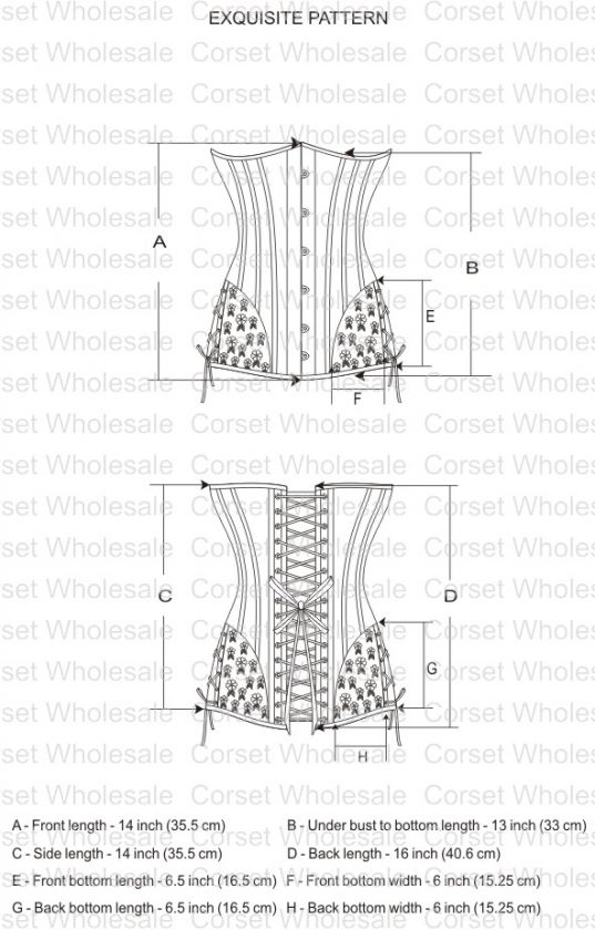 promotions general interest couture corset spiral steel boned designer 