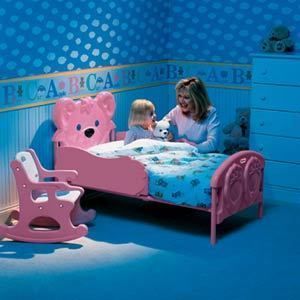 NEW Little Tykes Tikes Teddy Bear Toddler Bed   Durable  