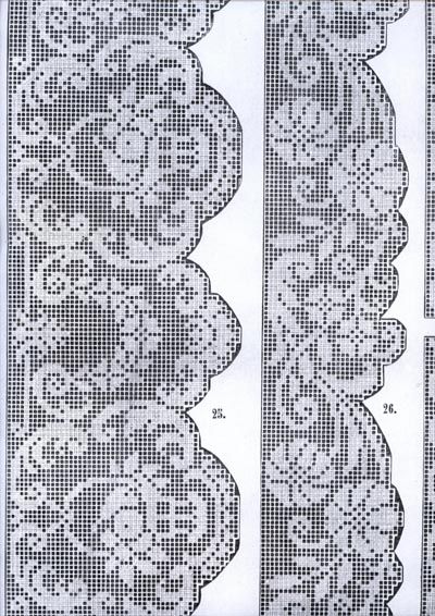 GORGEOUS LOT OF ART DECO EMBROIDERY PATTERNS  FILET  