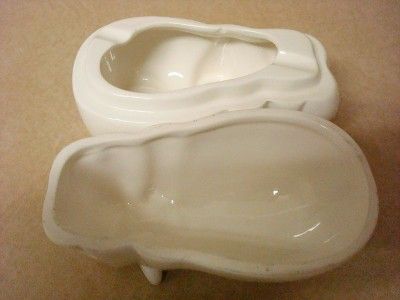 Vintage Nancy Lopez 1978 White Ceramic Hippo Ashtray  