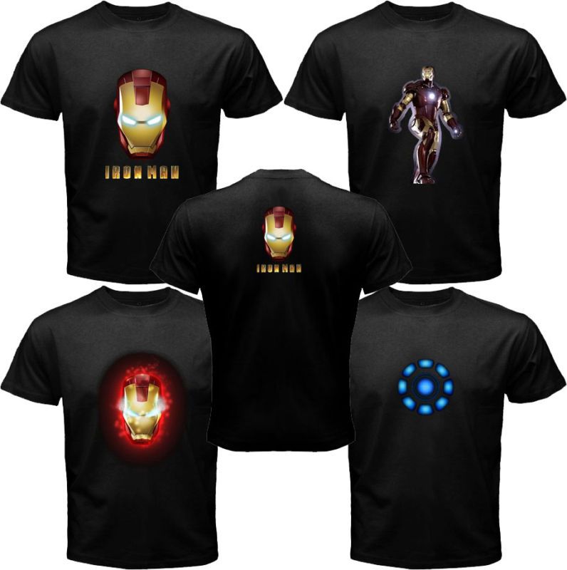 IRON MAN T SHIRT*NEW ASSORTED DESIGN*  