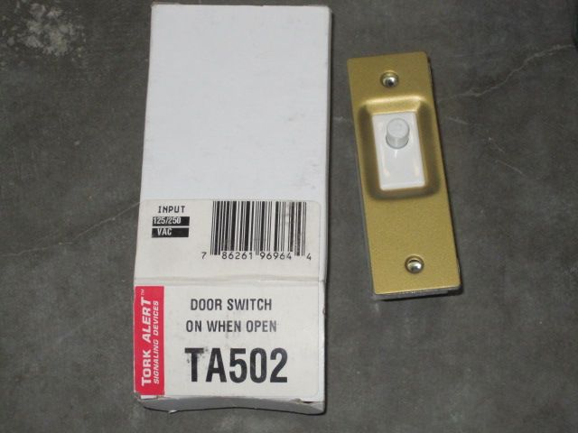 TORK ALERT TA502 DOOR SWITCH 3A 50/60HZ 125/250V NIB  