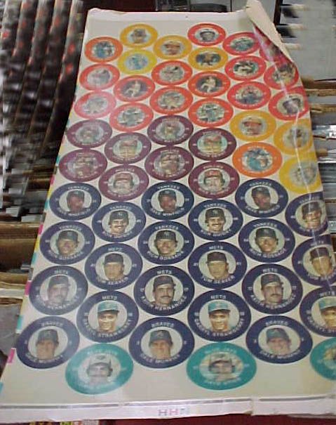 Seven Eleven 7 11 Slurpee Cup Coin Disc UNCUT Sheet  