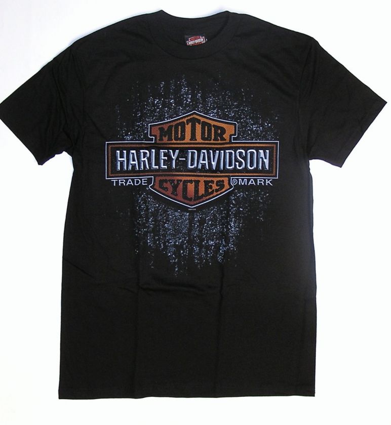 Stormy Hill Harley Davidson Dealer T Shirt, Color Bar & Shield  