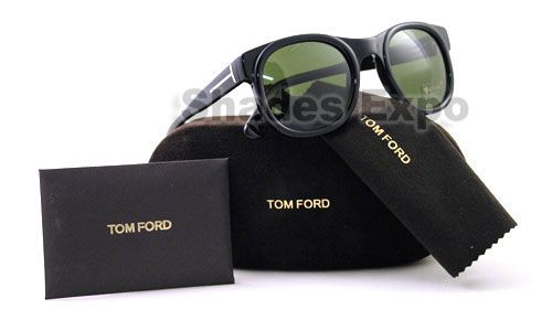 NEW TOM FORD SUNGLASSES TF 153 BLACK BACHARDY 01N AUTH  