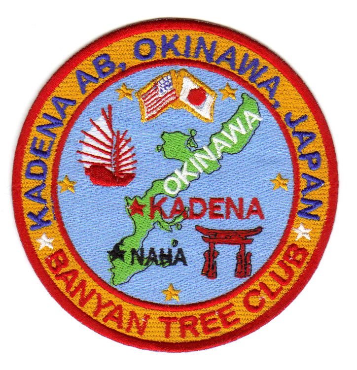 USAF PATCH, BANYAN TREE CLUB PATCH KADENA AB OKINAWA Y  