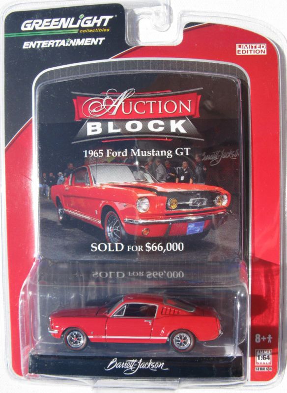 GREENLIGHT AUCTION BLOCK 8 1965 FORD MUSTANG GT  