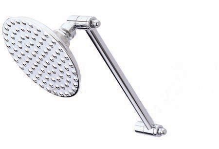 Bathroom fixtures  Chrome Rain Shower Head with Shower arm  