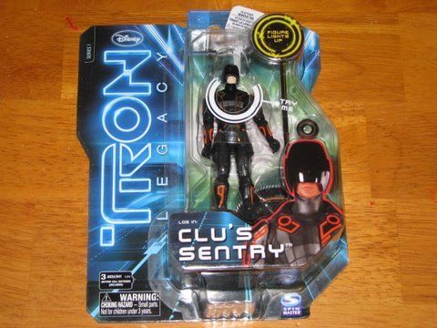 NEW Disney TRON Legacy 4 Action Figure Clus Sentry Series 1  