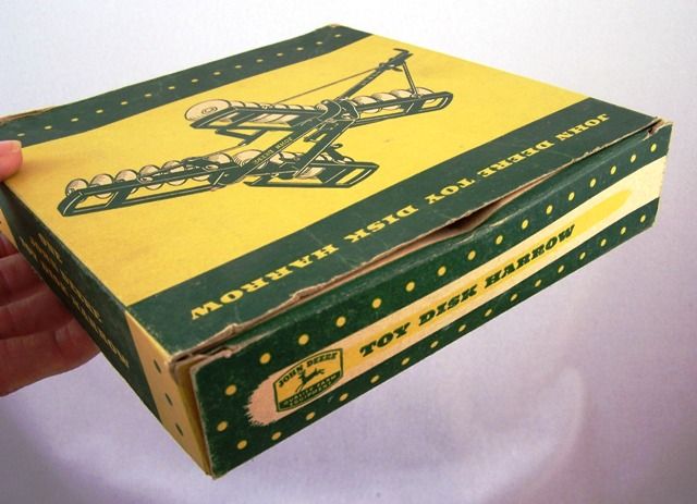 1950s John Deere Ertl Eska Tandem Disk Harrow Farm Toy Near Mint In 