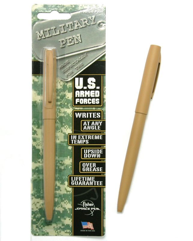 Fisher Space Pen #SM4DT / Carded Desert Tan Pen  