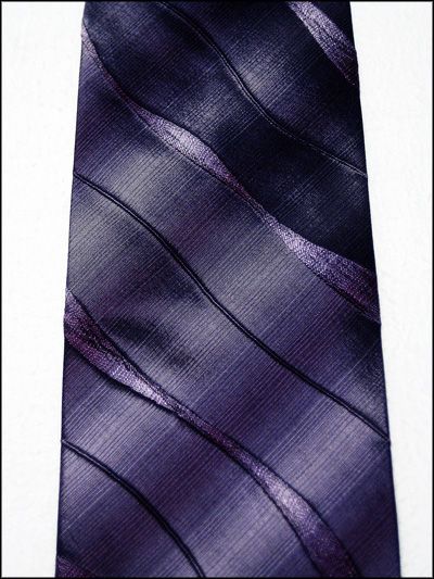 NEW Mens Designer Balenciaga Striped All Silk Tie PARIS  