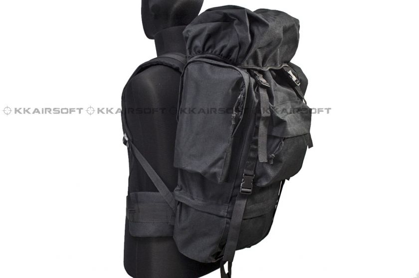 Tactical Assault Huge Volume Backpack Bag Black 01598  