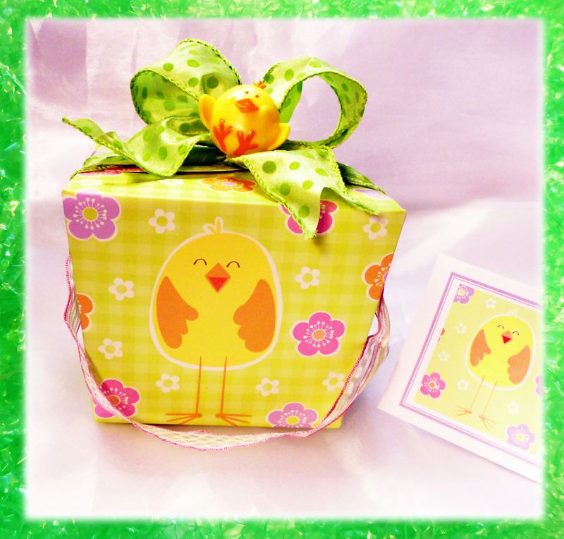 Bright Pop Beads in Easter Takeout Box   A SPECIAL GIFT  