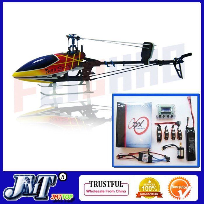   Sport Flybarless 3GX RC Helicopter RTF Kit +Tarot ZYX 3axis Gyro