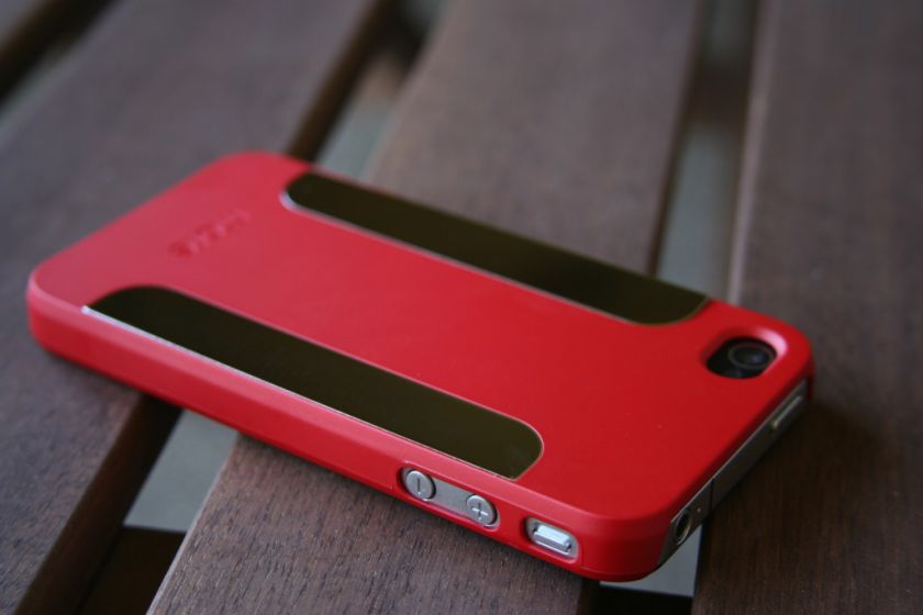 Red Case Cover Para Blaze for iPhone 4 4s + Screen protector USA 