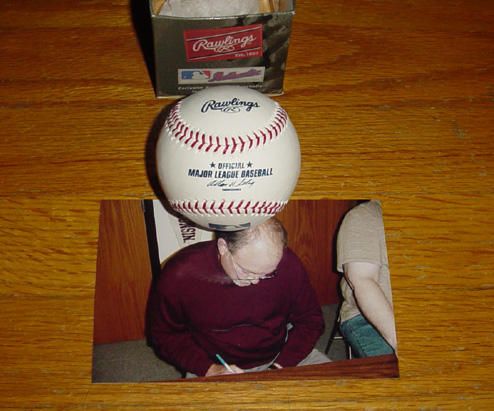 BREWERS Charlie Moore signed baseball w/ 1982 AL Champs  