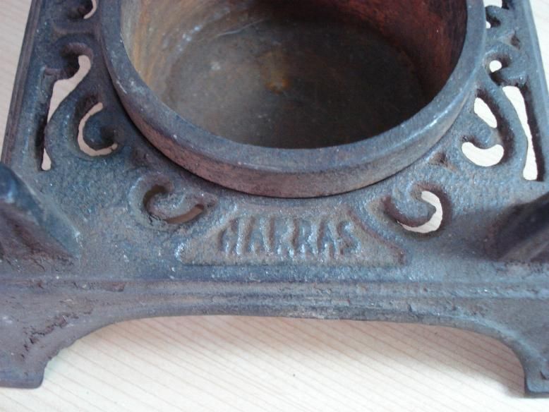 19C. TURKISH OTTOMAN CAST IRON COAL BRAZIER   MARKED  