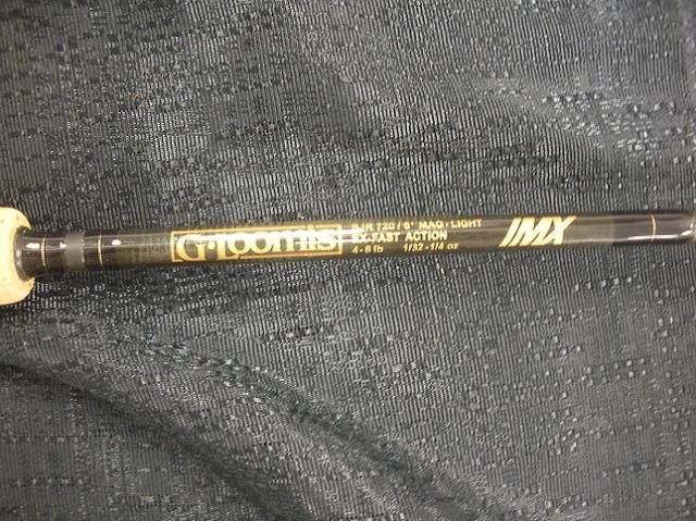 LOOMIS SJR720 IMX SPINNING ROD  USED  VERY GOOD  