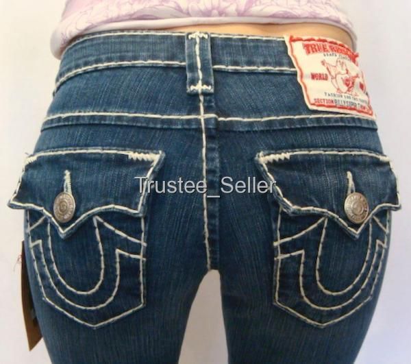   Religion Brand Jeans Billy White Super T Edge Stitch Del Mar Size 24