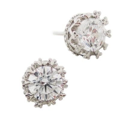 Brilliance Round 2.8ct CZ 925 Sterling Silver Earrings  