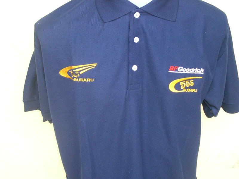 SUBARU BLACK RALLY POLO SHIRT X LARGE  3 COLOURS AVAILABLE  Was £22 