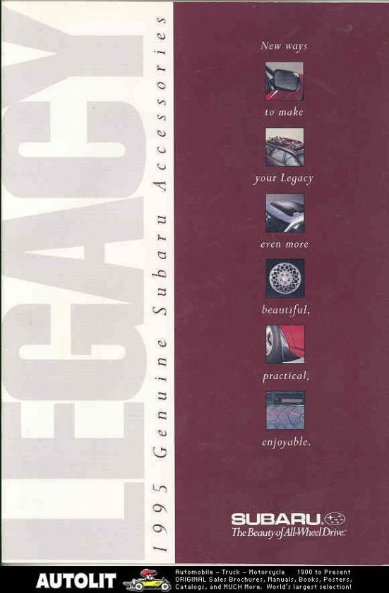 1995 Subaru Legacy Accessories Brochure  