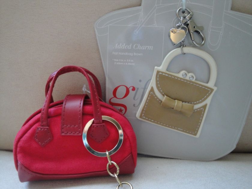   Charm For a Purse/Bag Key Chain LOT OF 2   Assorted Styles  