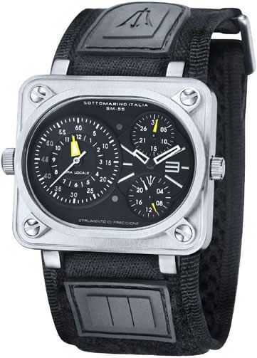 SOTTOMARINO SM50124 c STRUMENTO silver 47x42mm NEW  