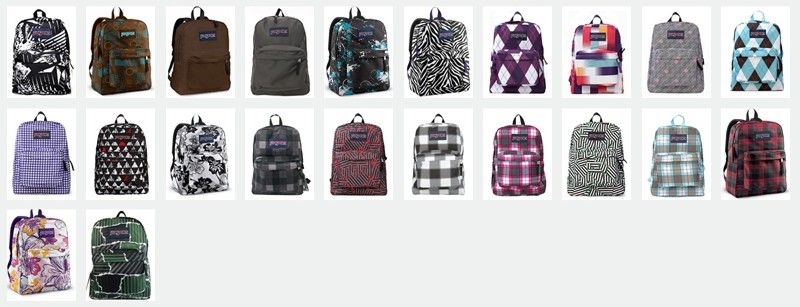 JANSPORT SUPERBREAK BACKPACK SCHOOL BAG   Gray Plaid ★  