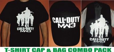 CALL OF DUTY   MODERN WARFARE 3   MW3   KIDS T SHIRT, CAP & GYM BAG 