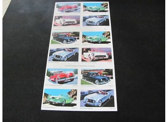 2004 SCOTT #3935B SPORTY CARS BOOKLET RETAIL $29.50  