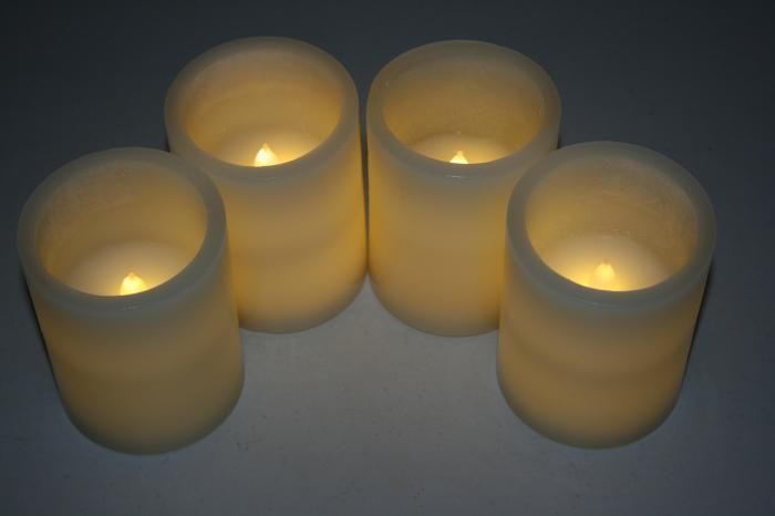 Smokeless Flameless blinking Flickering Candles Use 3AAA batteries 