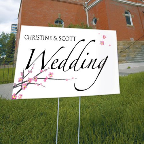   , Ceremony CHERRY BLOSSOM Directional Signs 068180031948  