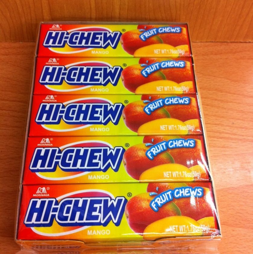 MORINAGA HI CHEW MANGO CHEWY CANDY 10 PACK JAPAN  