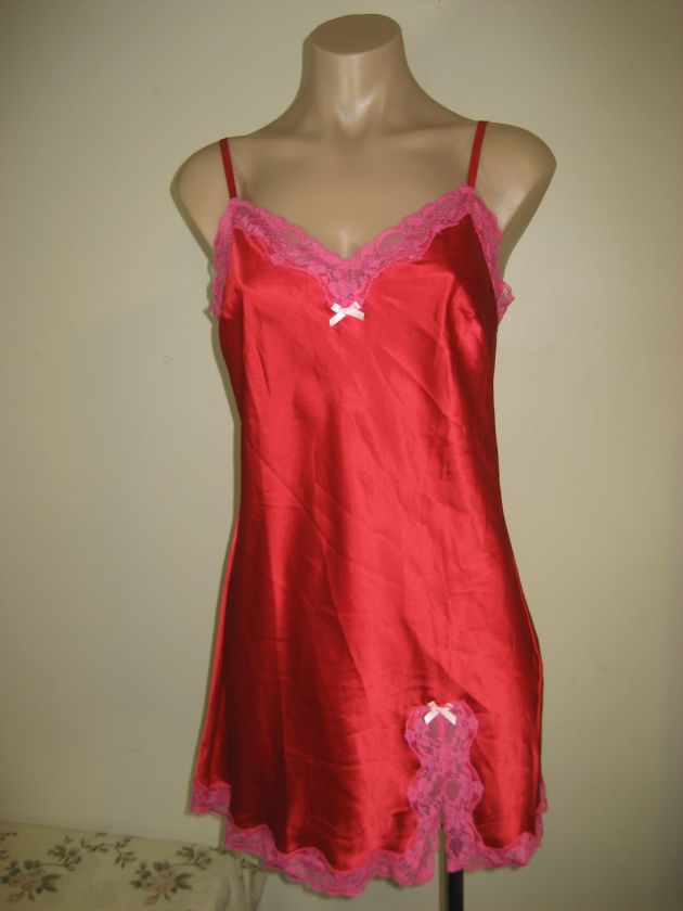 New with the tag Victorias Secret Valentine Red Satin Nightie/Slip 