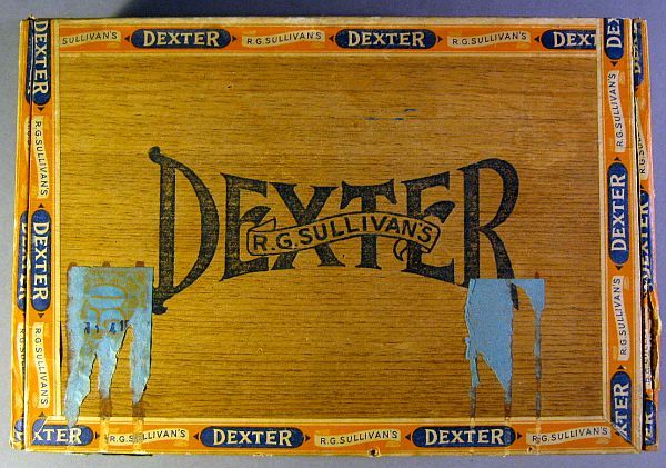   Sullivans Dexter Claro cigar box, Manchester, New Hampshire  