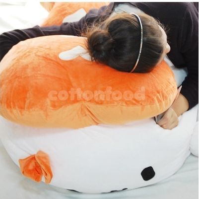 JAPAN SUSHI PILLOW VARIOUS FOOD CUSHION TOY PLUSH DOLL / FREE SHIP / X 