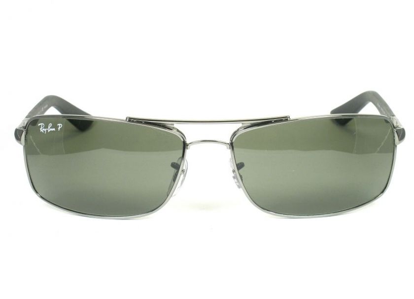 New Ray Ban RB3465 004/58 POLARIZED Gunmetal Sunglasses RB 3465  