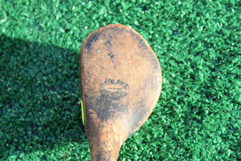 VINTAGE HOYLAKE SPECIAL PERSIMMON WOOD SHAFTED WOOD RH  