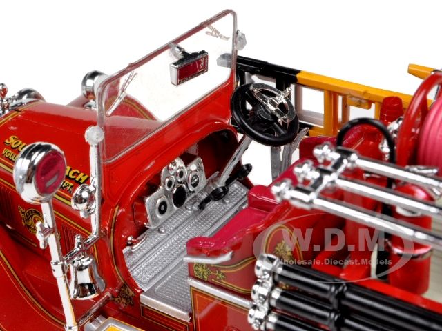 1931 SEAGRAVE FIRE TRUCK RED 132 DIECAST MODEL CAR  