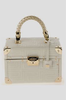 GORGEOUS NWOT VERSACE WHITE TRAVEL CASE/BAG  